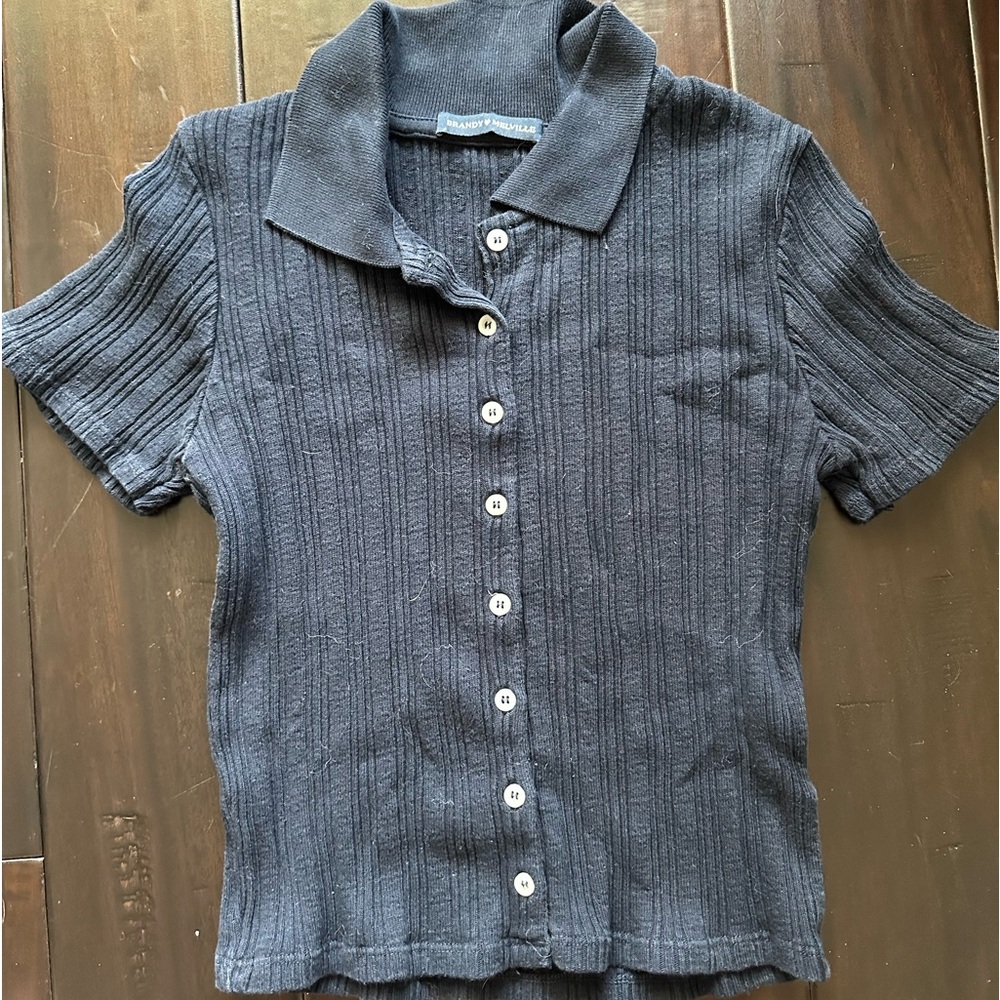 Brandy Melville Button Up Top